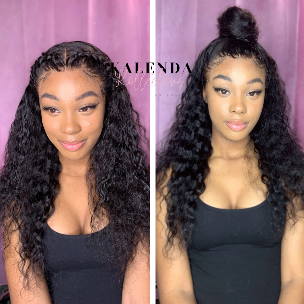 Italy Curly HD Lace Frontal Wig 150% Density